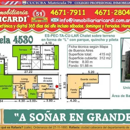 Buy this 4 bed house on Rafaela 4568 in Villa Luro, C1407 DZN Buenos Aires