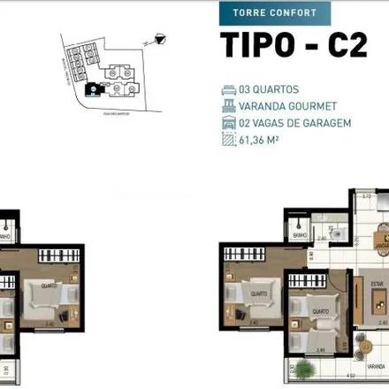 Buy this 3 bed apartment on Rua Coronel Pacheco in São Mateus, Juiz de Fora - MG