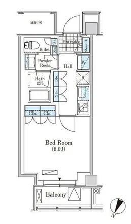 Image 2 - Merkmal Sasazuka, 観音通り, Sasazuka 1-chome, Shibuya, 151-0073, Japan - Apartment for rent