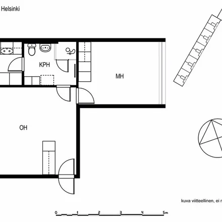 Rent this 2 bed apartment on Maasälväntie 2 in 00710 Helsinki, Finland