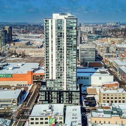 Rent this 1 bed apartment on Young Condos in 120 King Street West, Kitchener