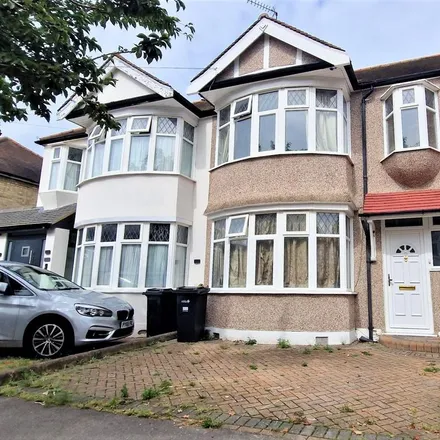 Rent this 3 bed townhouse on 29 Fairlop Road in London, IG6 2EE