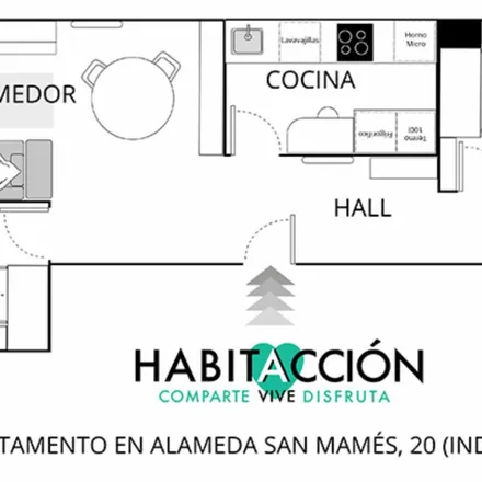 Image 6 - ETERNIAN Estilistas, Alameda San Mamés / Santimami zumarkalea, 48010 Bilbao, Spain - Apartment for rent