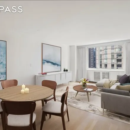 Rent this 1 bed condo on Fifty Third and Eighth in 301 West 53rd Street, New York