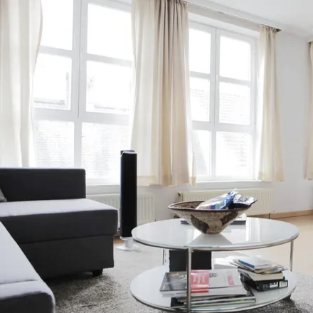 Rent this studio apartment on Rue de la Grande Île - Groot Eiland 22 in 1000 Brussels, Belgium