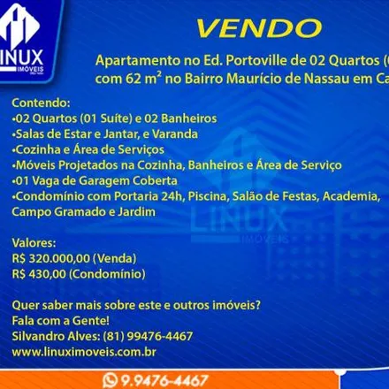 Image 1 - Rua Vasco Fernandes Coutinho, Mauricio de Nassau, Caruaru - PE, 55012-740, Brazil - Apartment for sale