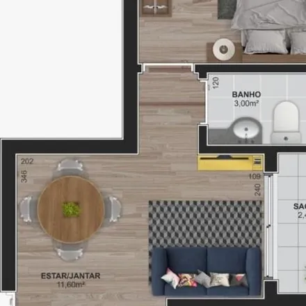 Buy this 1 bed apartment on Remo's Grill Ristorante in Rua Bento Gonçalves, Centro
