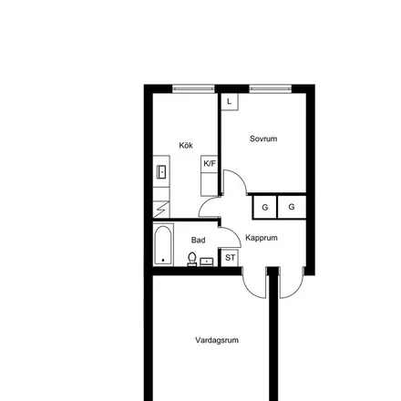 Image 1 - Norralagatan, 826 31 Söderhamn, Sweden - Apartment for rent