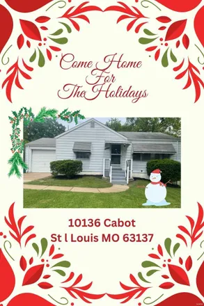 Buy this 2 bed house on 10136 Cabot Drive in Bellefontaine Neighbors, MO 63137