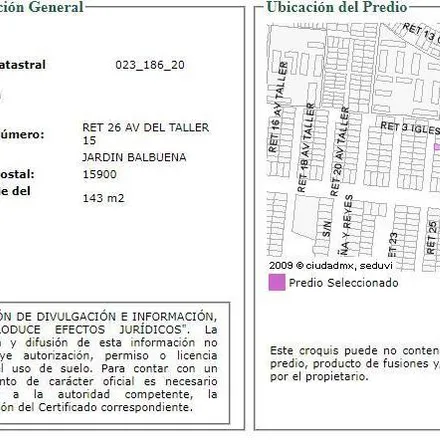 Image 1 - Retorno 26 de Avenida del Taller, Colonia Jardín Balbuena, 15900 Mexico City, Mexico - House for sale