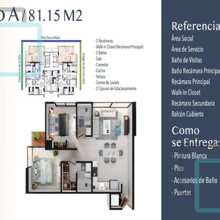 Buy this studio apartment on Avenida Paseo de los Leones in Cumbres 2do Sector, 64610 Monterrey