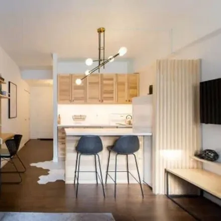 Rent this studio apartment on Milton Parc in Montreal, QC H2X 1X4