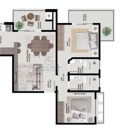 Buy this 2 bed apartment on Rua Manoel Florentino Machado in Centro, Imbituba - SC