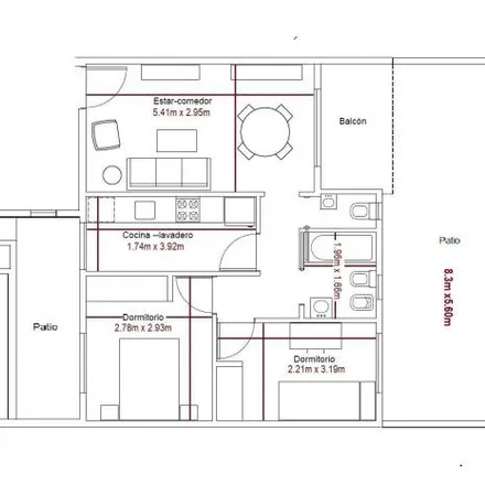 Buy this 2 bed apartment on José Pascual Tamborini 4519 in Villa Urquiza, C1431 AJI Buenos Aires