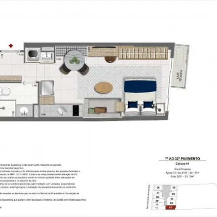 Buy this studio apartment on Beco do Hamburguer in Rua da Quitanda 190, Centro