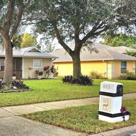 Rent this 3 bed house on 845 Brookview Lane in Rockledge, FL 32955