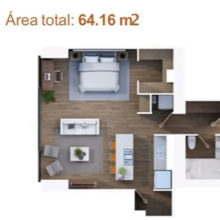 Buy this 1 bed apartment on Privada Sendero in Colonia La Campiña, 05320 Santa Fe