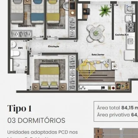 Buy this 3 bed apartment on Rua Buenos Aires in Periolo, Cascavel - PR