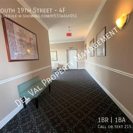 Rent this 1 bed townhouse on The Addison in 15 South 19th Street, Philadelphia