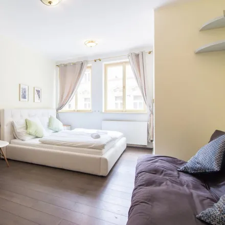 Rent this 1 bed apartment on McDonald's in Mostecká 21, 118 00 Prague