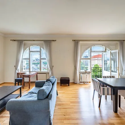 Rent this 4 bed apartment on Dřevná 381/4 in 128 00 Prague, Czechia