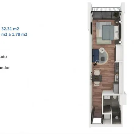 Buy this 1 bed apartment on Avenida Insurgentes Centro in Cuauhtémoc, 06030 Mexico City