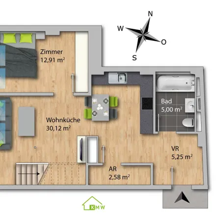 Buy this 3 bed apartment on Krems an der Donau in Innenstadt, AT