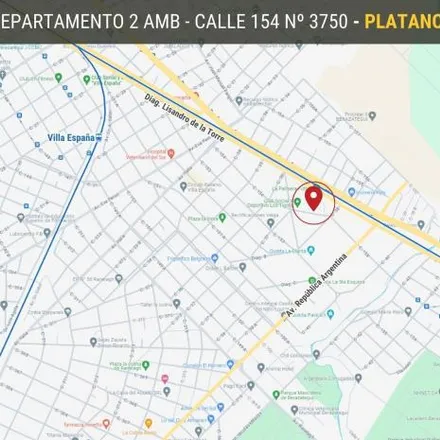Buy this 1 bed apartment on Calle 154 in Partido de Berazategui, B1880 BIG Plátanos