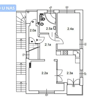 Rent this 2 bed apartment on Ćwikłowa 12 in 30-377 Krakow, Poland