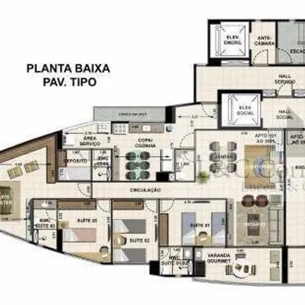 Buy this 4 bed apartment on Avenida João de Barros 2026 in Encruzilhada, Recife - PE