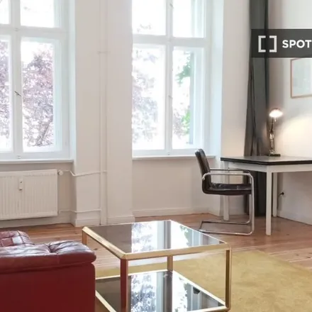 Rent this studio apartment on Pflügerstraße 21A in 12047 Berlin, Germany