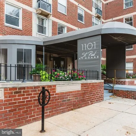 Rent this 1 bed condo on St. Paul at Chase Condominium in 1101 Saint Paul Street, Baltimore