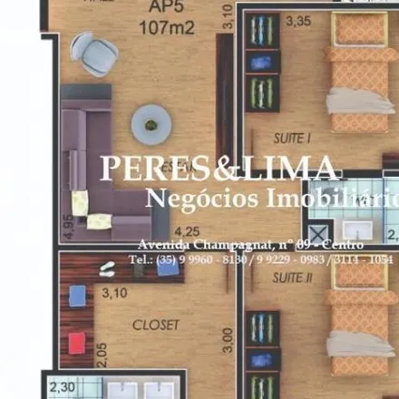 Buy this 3 bed apartment on Fazenda da Serra in Poços de Caldas - MG, 37701-058
