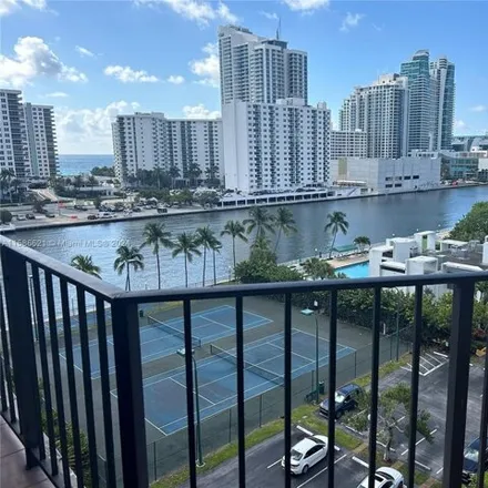 Rent this 1 bed condo on 1000 Parkview Drive in Hallandale Beach, FL 33009