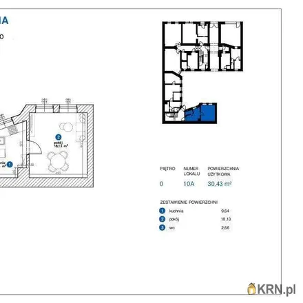 Buy this 1 bed apartment on Generała Henryka Dąbrowskiego 73 in 41-500 Chorzów, Poland