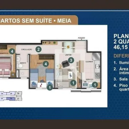 Image 1 - Rua Dois Mil Duzentos E Vinte E Sete, Palmeiras, Belo Horizonte - MG, 30575-841, Brazil - Apartment for sale