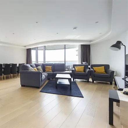 Rent this 3 bed apartment on The Corniche - Tower Two in 23 Albert Embankment, London