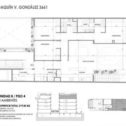 Buy this 3 bed apartment on Joaquín Victor González 3657 in Villa Devoto, C1419 HYW Buenos Aires