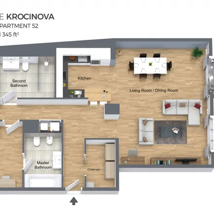 Image 3 - Krocínova 333/3, 110 00 Prague, Czechia - Apartment for rent