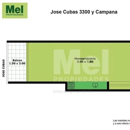 Buy this studio apartment on José Cubas 3365 in Villa Devoto, 1419 Buenos Aires