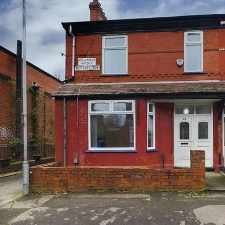 Rent this 3 bed house on 44 Rushmere Avenue in Manchester, M19 3EH