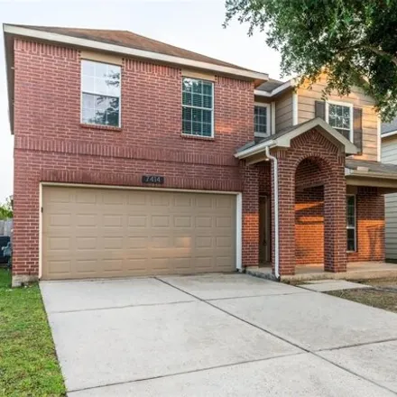 Rent this 4 bed house on 7420 Mustang Corral Drive in Harris County, TX 77338