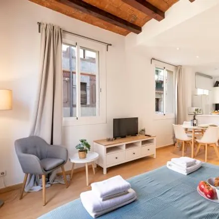 Rent this studio apartment on Carrer de Ginebra in 08001 Barcelona, Spain