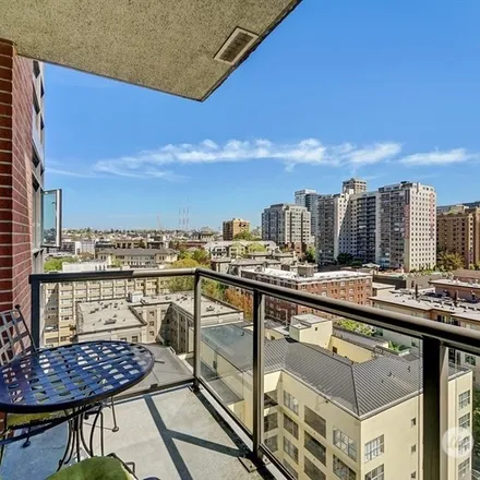 Rent this 1 bed apartment on Meridian Tower Condos in 1420 Terry Avenue, Seattle