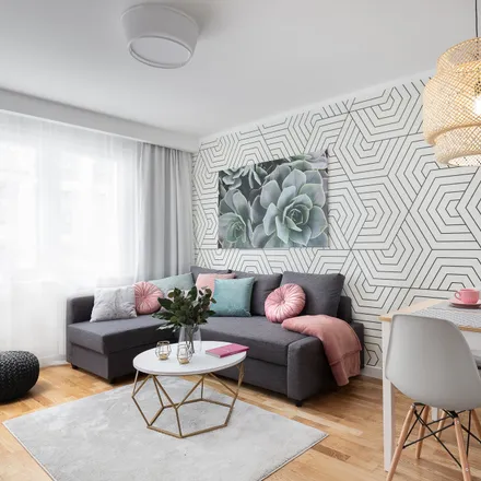 Rent this 1 bed apartment on Sienna 63 in 00-820 Warsaw, Poland