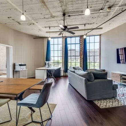 Rent this 2 bed condo on SoCo Lofts in 1122 Jackson Street, Dallas