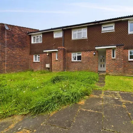 Rent this 3 bed townhouse on Patrington Close in Gossops Green, RH11 8QD
