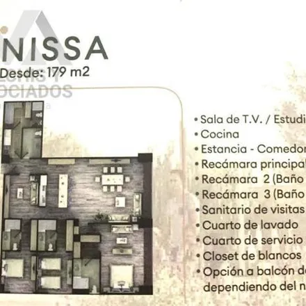 Buy this 3 bed apartment on Boulevard Sor Juana Inés de la Cruz in San Salvador Tizatlalli, 52172 Metepec
