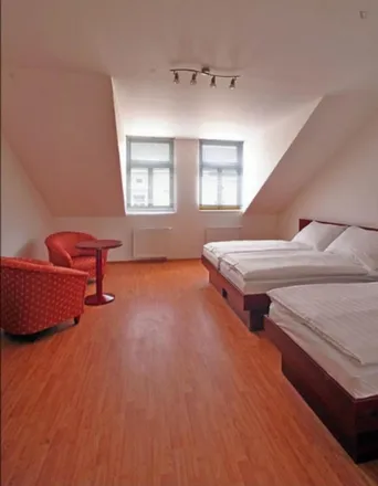 Rent this 1 bed apartment on Soukromá ZŠ Integrál pro žáky se specifickými poruchami učení in Jana Masaryka, 120 00 Prague