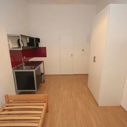 Rent this 1 bed apartment on Hostivařská 160/44 in 102 00 Prague, Czechia